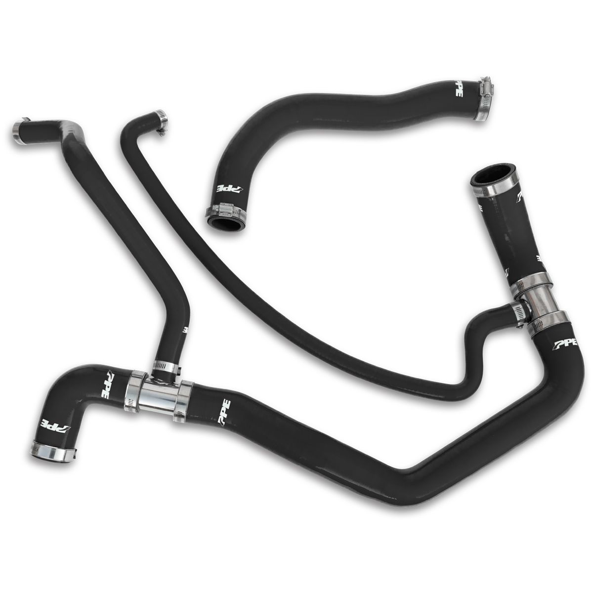 PPE 119020100 Silicone Upper and Lower Coolant Hose Kit 01-05 6.6L GM  Duramax