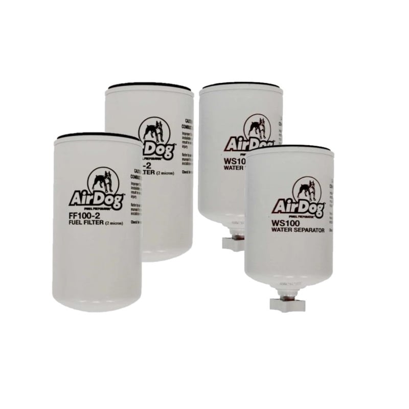 AirDog Replacement Filters - 1 Fuel Filter (FF100-2) & 1 Water Separator  Filter (WS100)